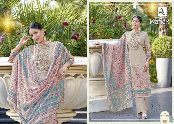 Alok Kanak Fancy Cotton Digital Printed Dress Materials